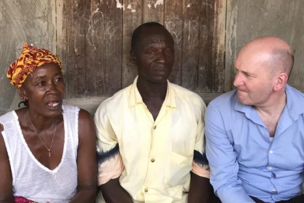 VSO CEO Philip discusses local issues in Sierra Leone