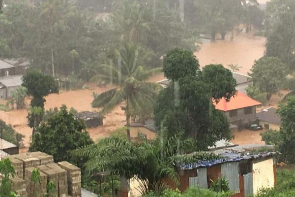 Severe flooding has hit rural Sierra Leone
