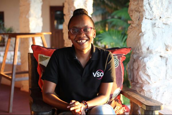 Grace Kajange, 29, is a volunteer business development service officer