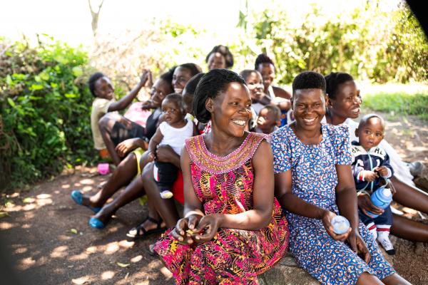 Group of women smiling