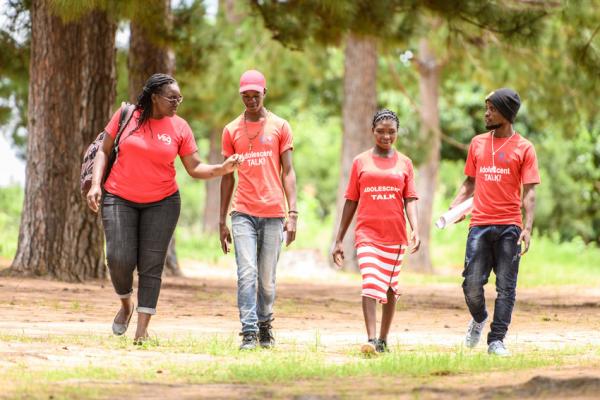 Sexual Reproductive Health and Rights volunteers