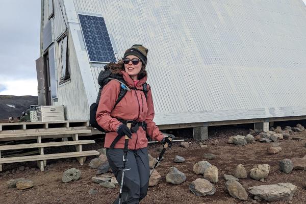 Grace hiking