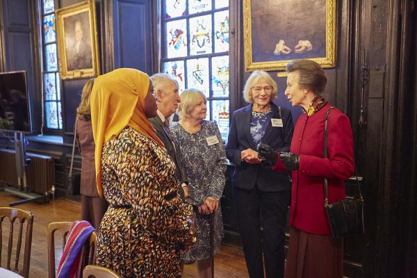 Princess Anne and event guests