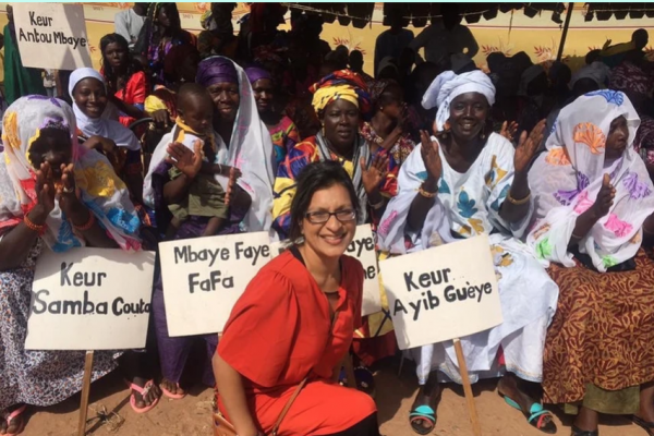Julia at Abandonment declaration of FGM in Senegal