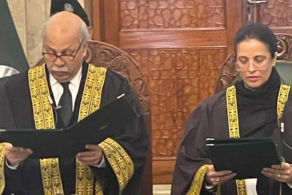 Justice Ayesha Malik takes oath as first female judge of Supreme Court