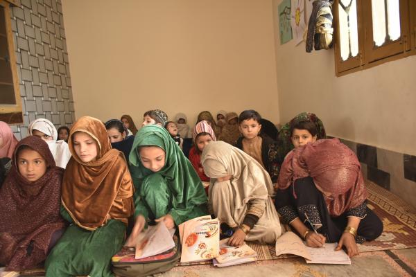 Children in classroom