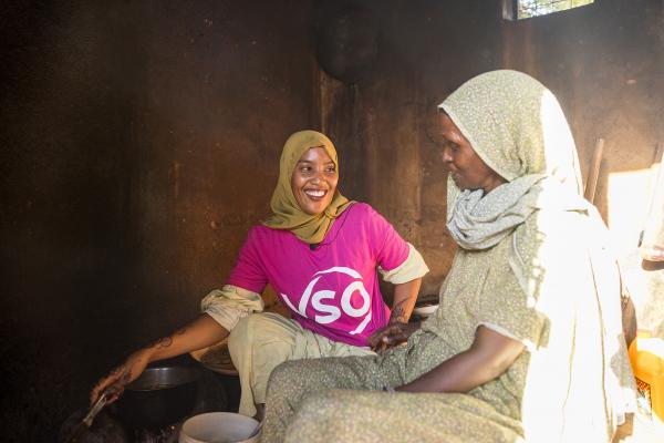 Rahma is a VSO community volunteer who was born into a family of two conflicting tribes and was raised by a single mother.