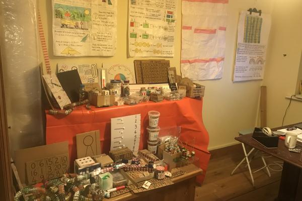 Learning materials made from waste