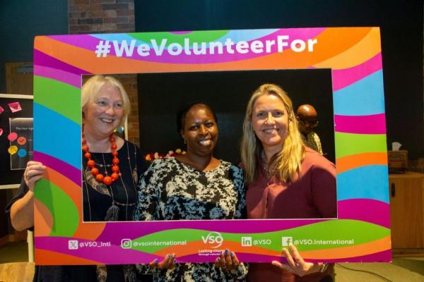 Catherine with VSO co-CEO's Donne and Kathryn