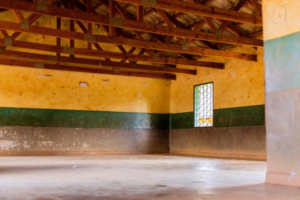An empty classroom