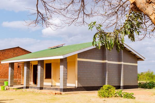 The VSO learning centre where children learn on their educational tablets