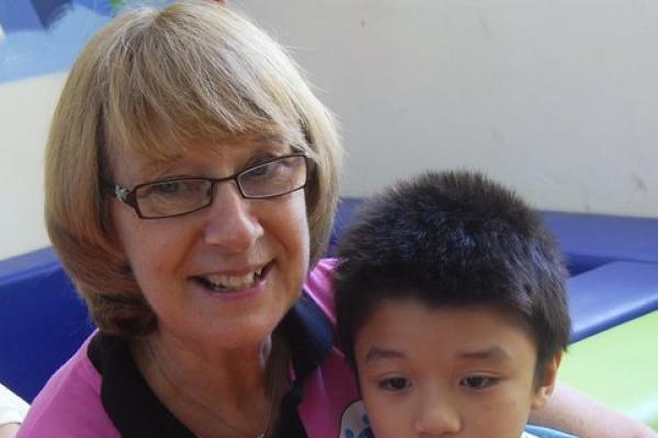 Marianne Simpson VSO volunteer