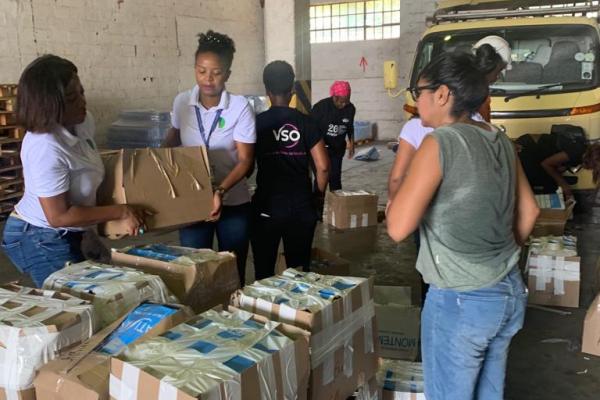 VSO volunteers and staff help with the relief effort | Cyclone Idai VSO volunteers and staff help with the relief effort | Cyclone Idai