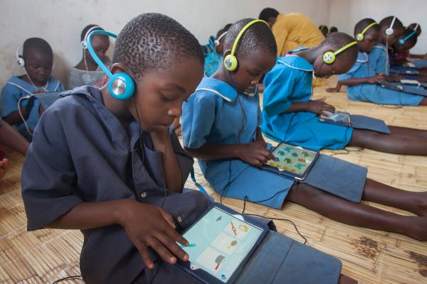 Pupils in Unlocking Talent class in Malawi