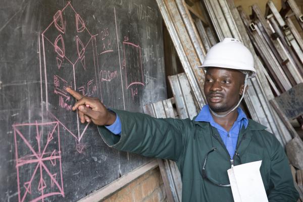 Whycliffe is now working as a vocational training instructor